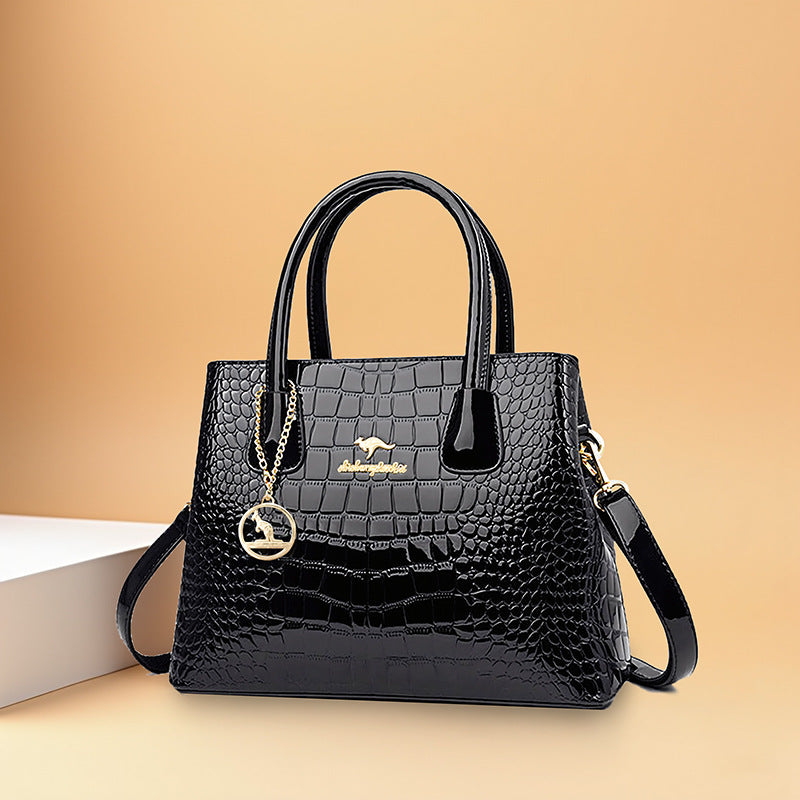 Women's Mom Summer Crocodile Pattern Fashion Tote Bags