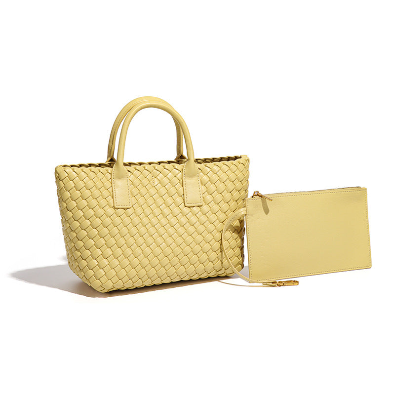 Women's Woven Vegetable Basket Portable Trendy Wild Niche Shoulder Bags