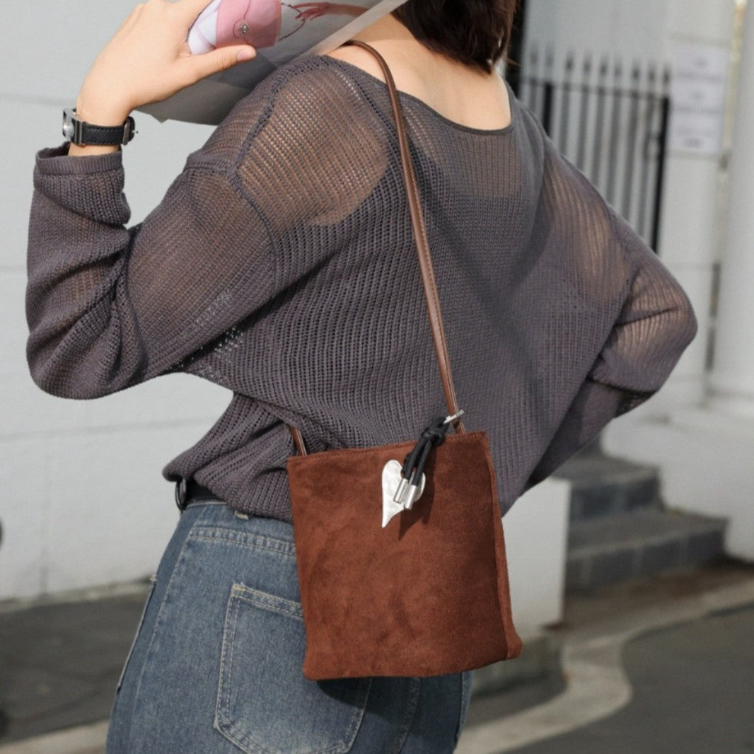 Women's Frosted Soft High-grade Retro Easy Matching Shoulder Bags