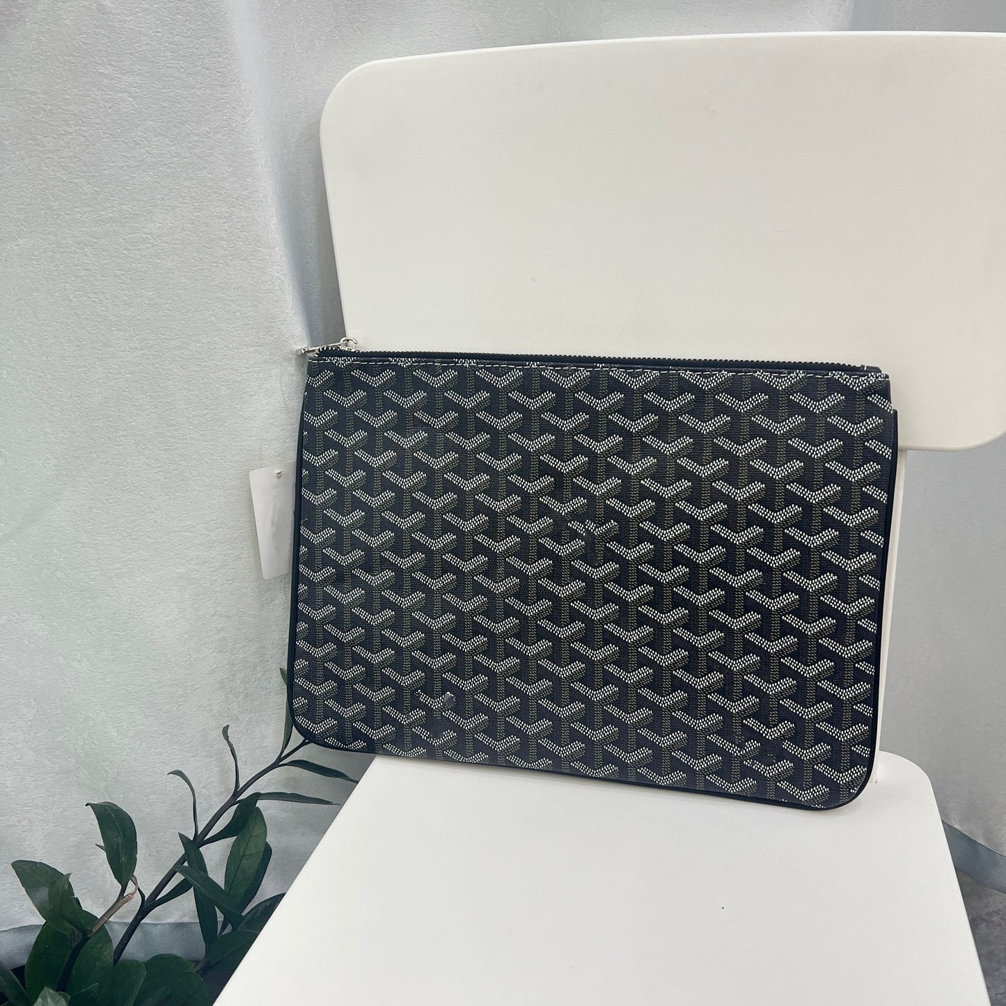 Women's & Men's & Dog Teeth Storage Change Classic Zipper Bags