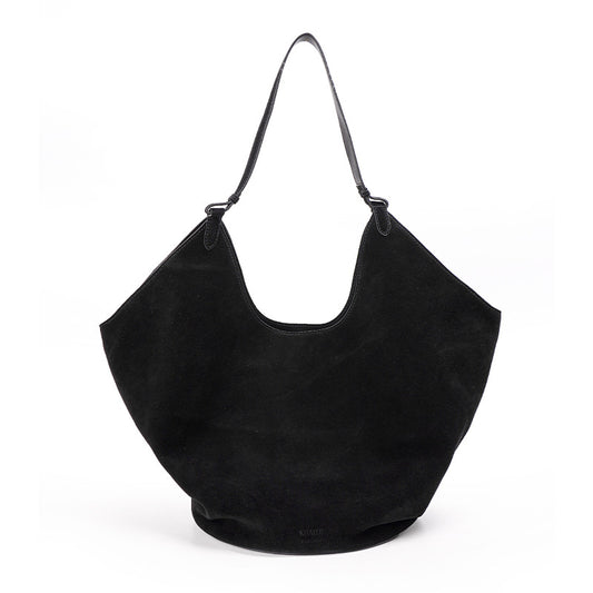Women's Medium Essential Suede Niche Leather Shoulder Bags