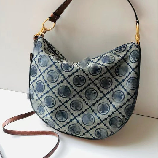 Underarm Jacquard Canvas Crescent Commuter Large Bags