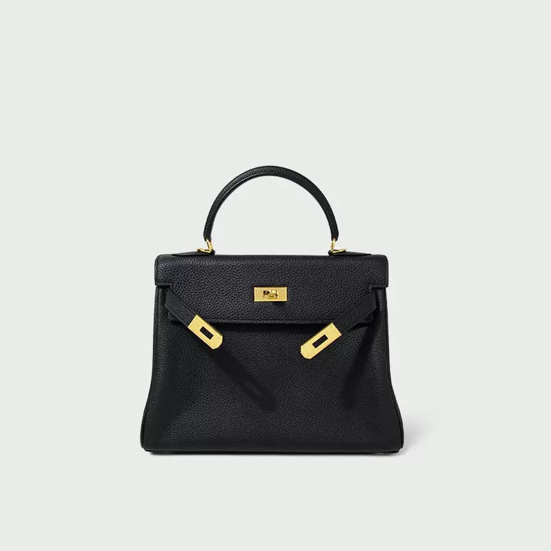 Women's Strap Gold Second Generation Kelly Closed Toe Handbags