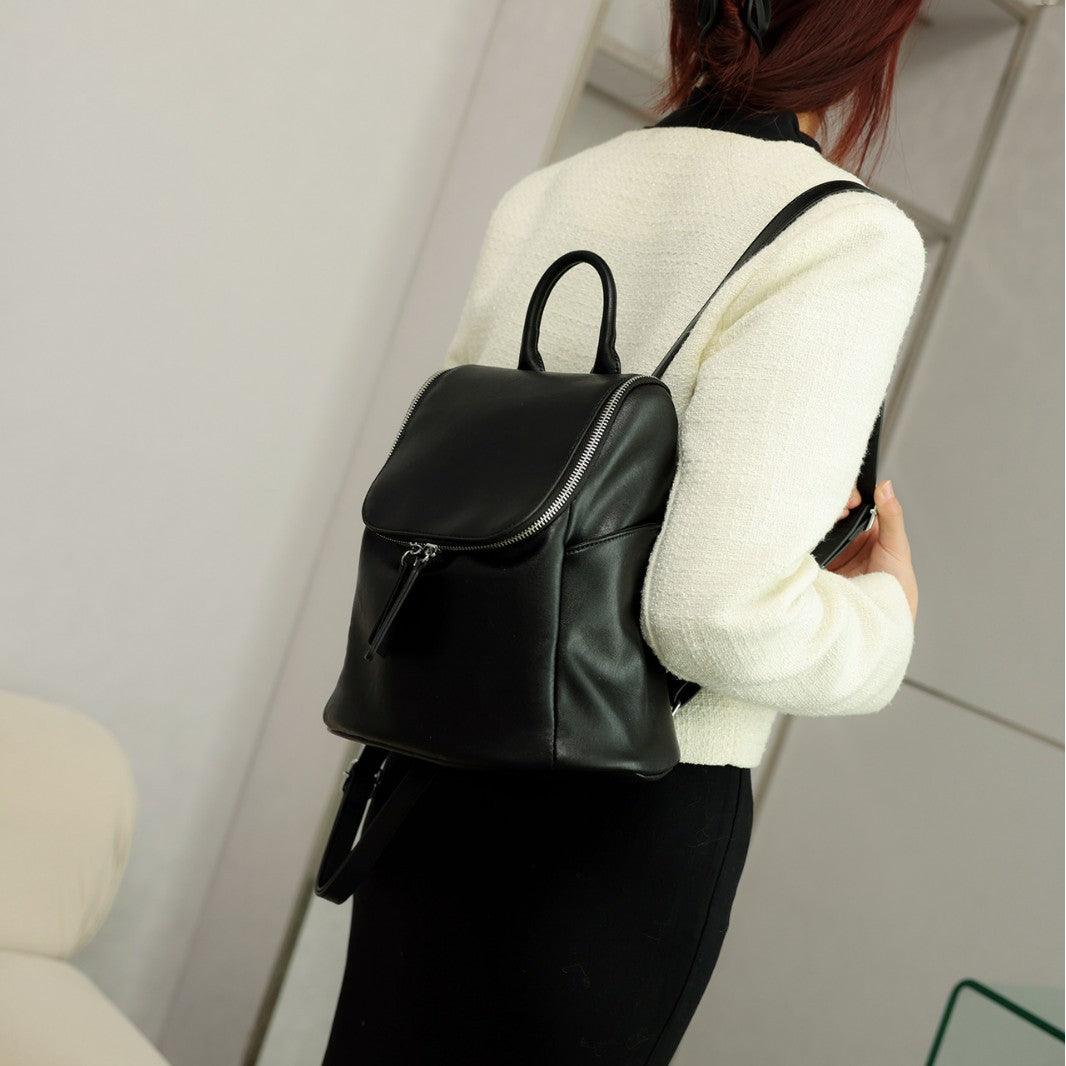 Women's Versatile Large Capacity Soft Leather Korean Bags