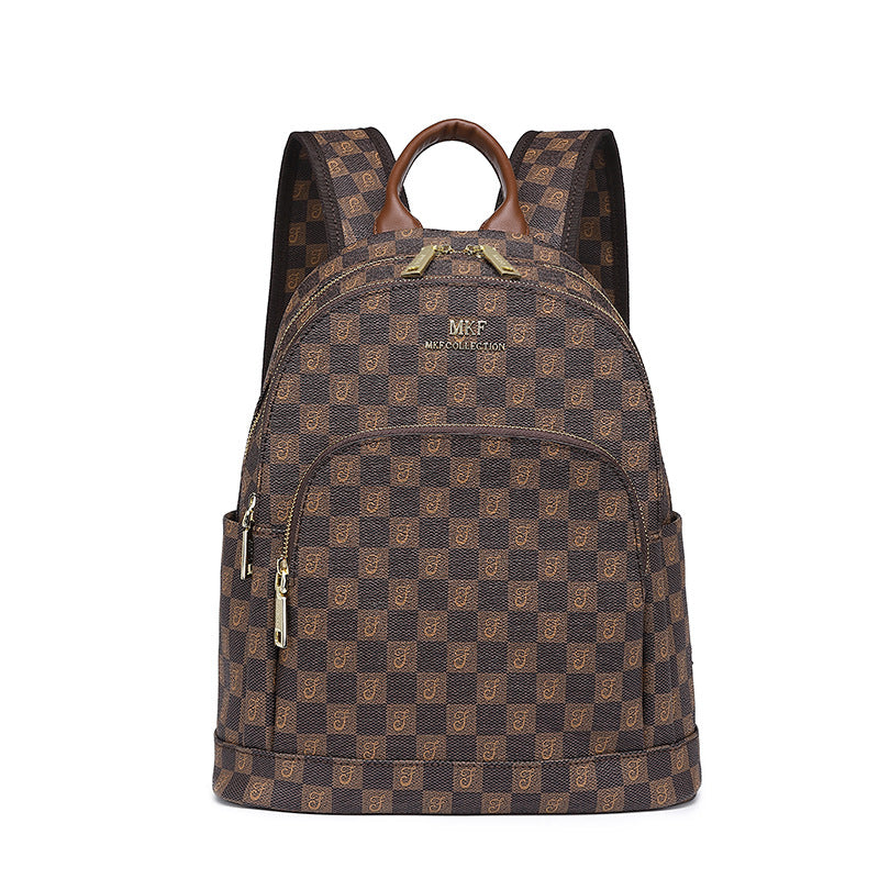Women's Printed Korean Style Fashion Large Capacity Backpacks