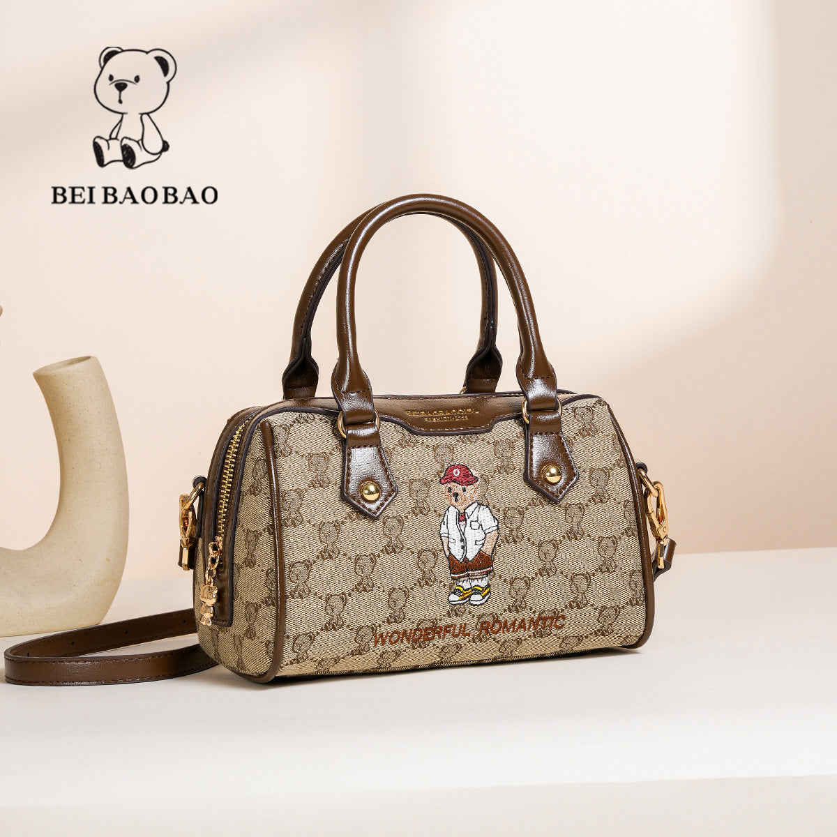 Bear Female Daily Korean Version For Crossbody Bags