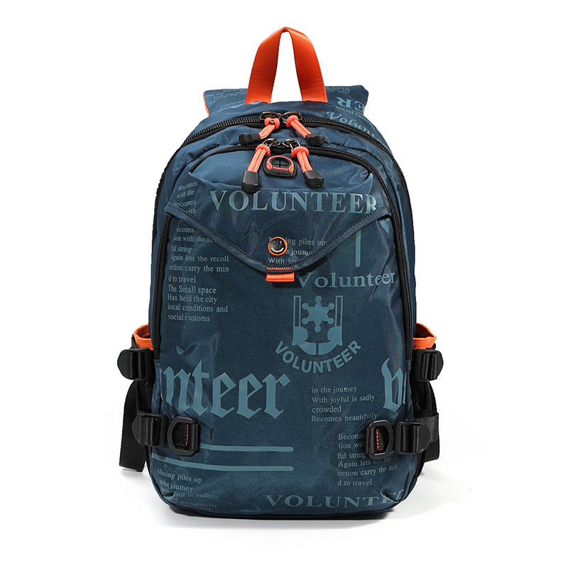 Men's Trendy Large Capacity Leisure Junior High College Backpacks