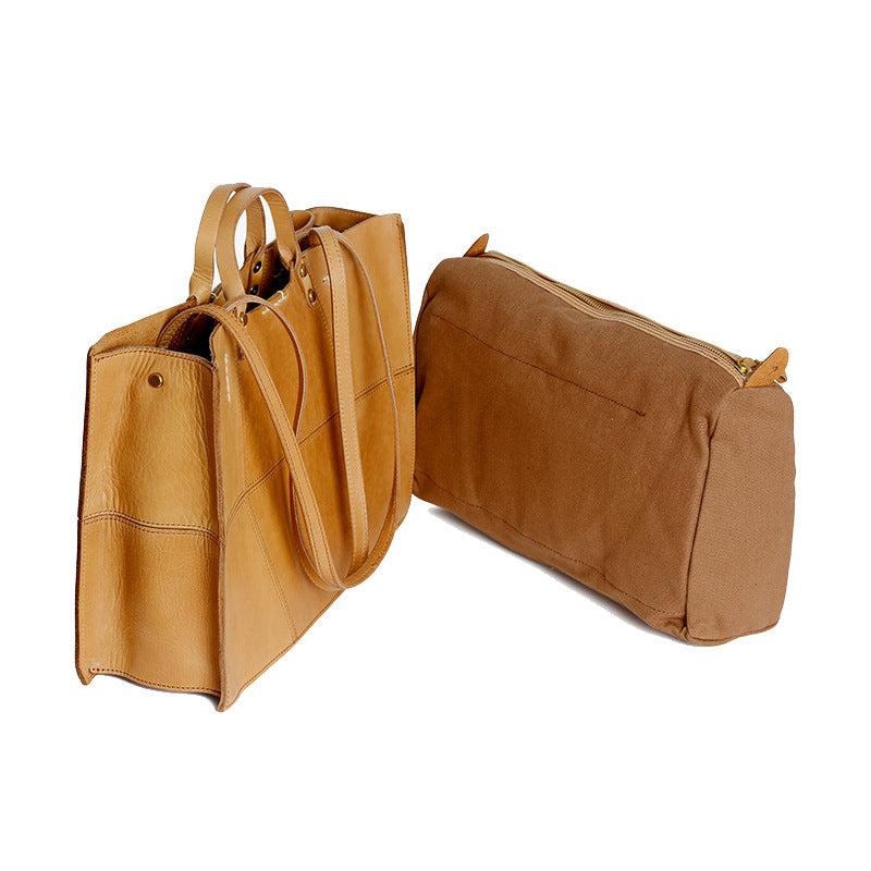 Women's Minority Fashion Genuine Leather Simple Italian Handbags