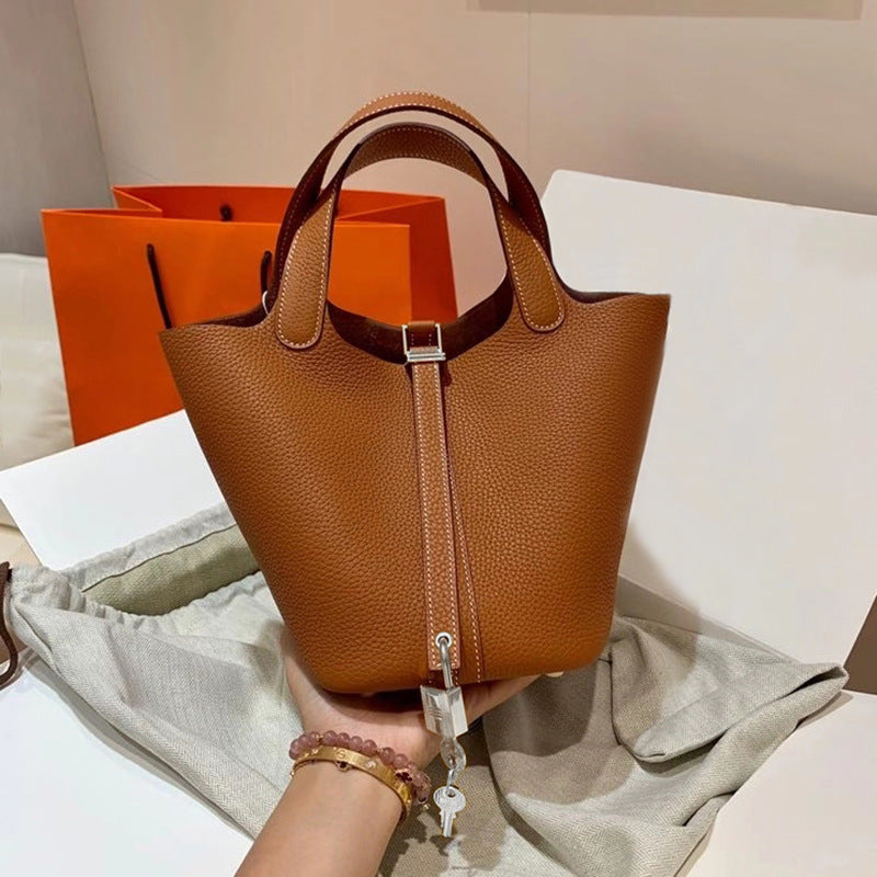 Women's Layer Cowhide Tide Versatile Large Capacity Bags