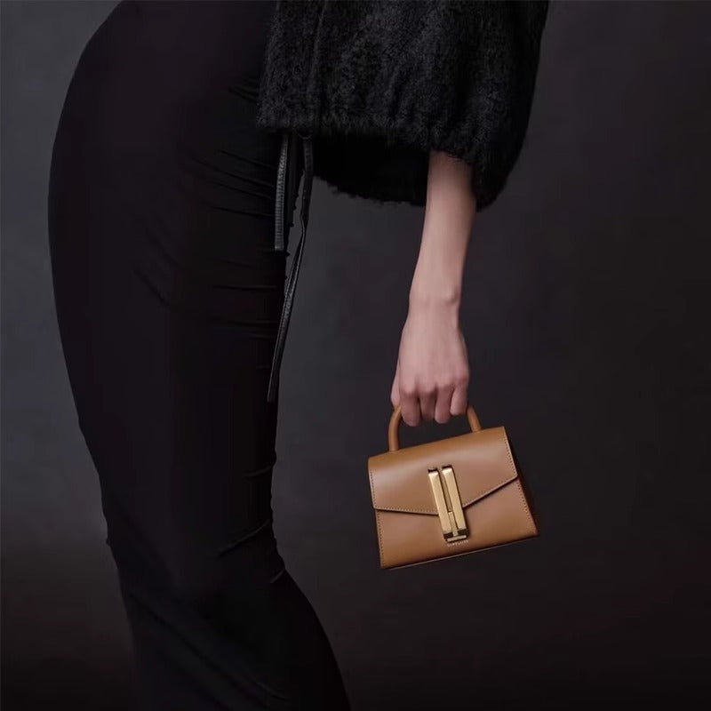 Women's First Layer Cowhide Kate Middleton Handbags