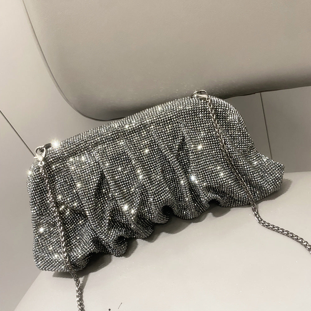 Women's Shiny Rhinestone Clutch Crystal Diamond Dinner Handbags
