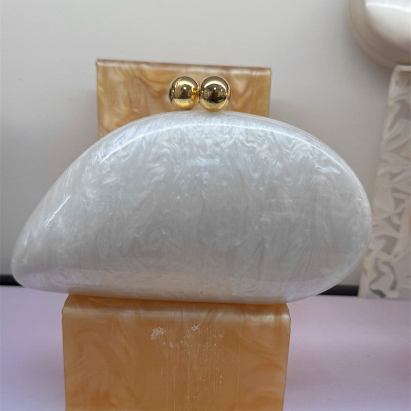 Women's Dinner Shell Acrylic Fashion Wedding Clutch Bags