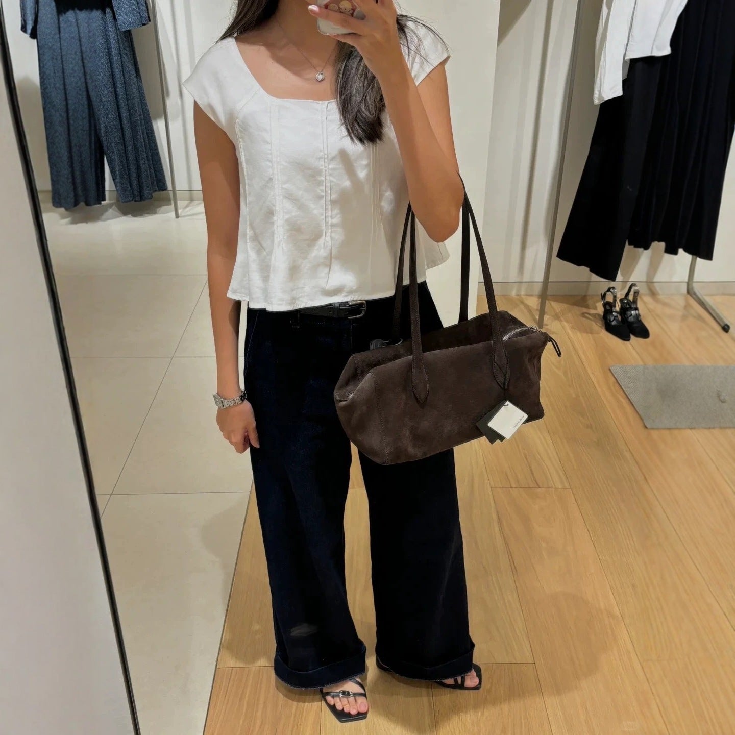 Urban Simple Suede Female Large Capacity Shoulder Bags