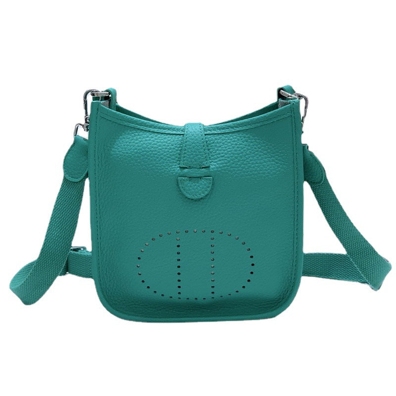 Women's & Men's & Layer Cowhide Lychee Pattern Handbags