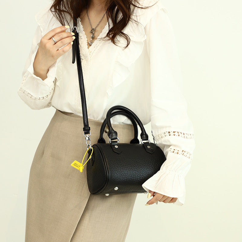 Women's First Layer Cowhide Trendy Fashion Genuine Shoulder Bags