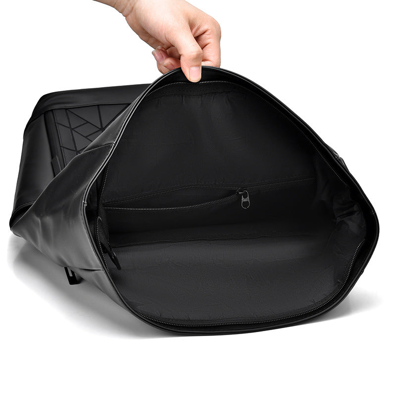 Men's Large Capacity Rhombus Trend Computer Simplicity Backpacks