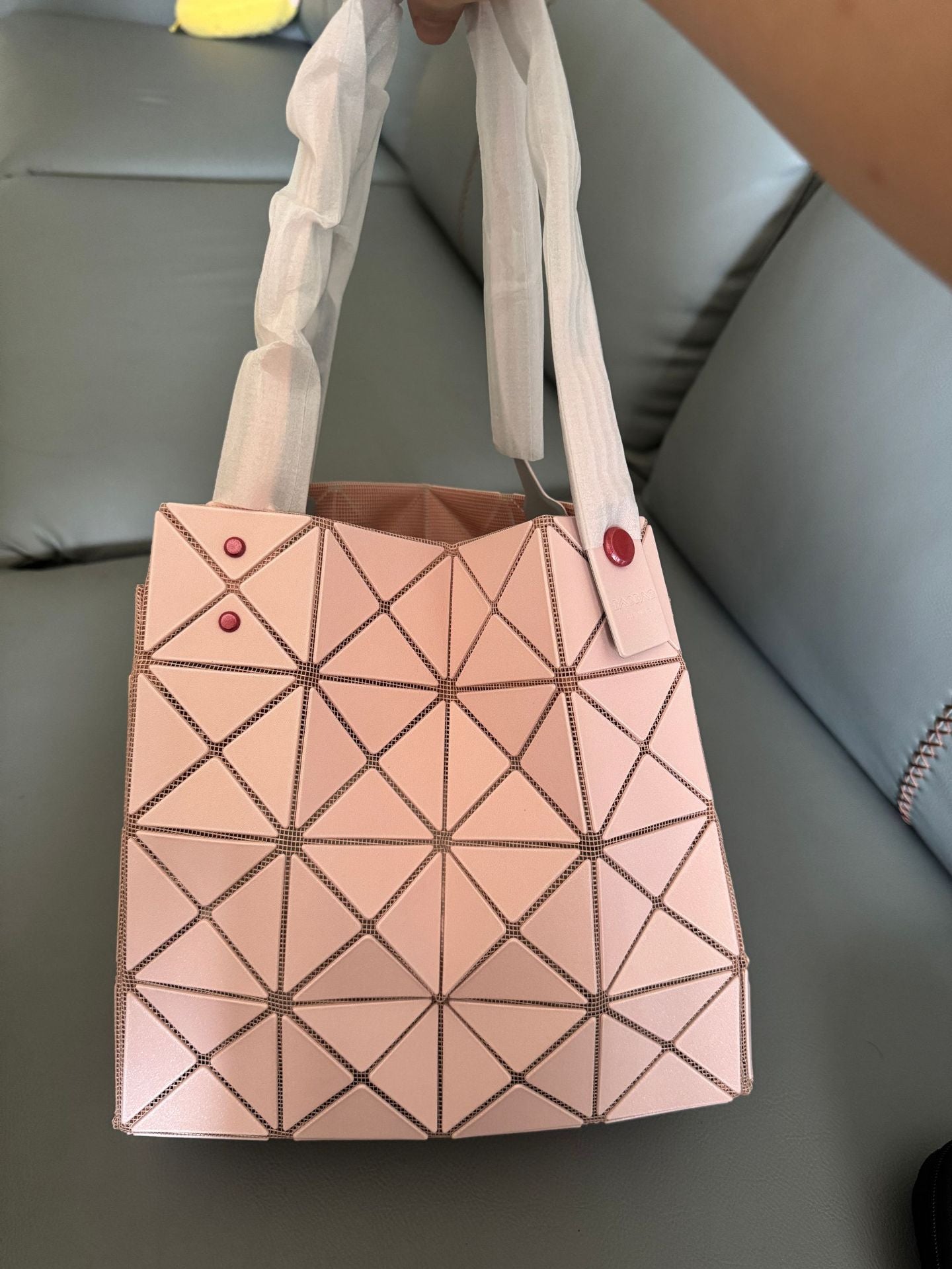 Women's House Grid Geometric Color Nail Box Bags