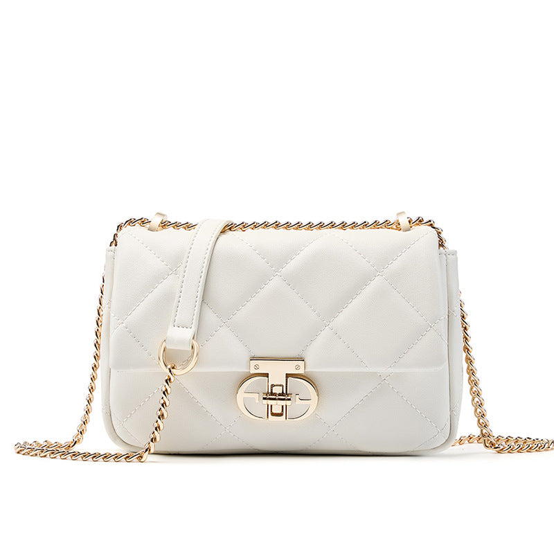 Women's Versatile Genuine Leather Summer Chain Crossbody Bags