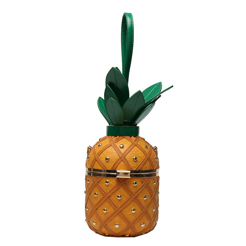 Pineapple Style Fresh Literature Art Rivet Bags
