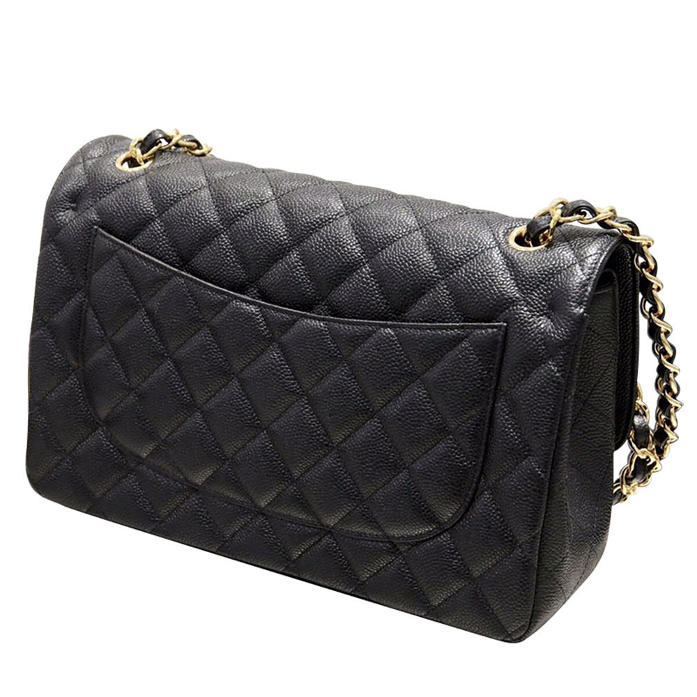 Unique Women's Caviar Genuine Leather For Shoulder Bags