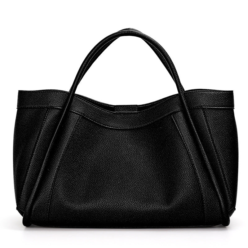 Women's Genuine Leather Big Fashion Commuter Mother Handbags