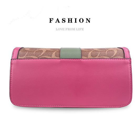 Design Underarm Baguette Presbyopic Trendy Contrast Shoulder Bags
