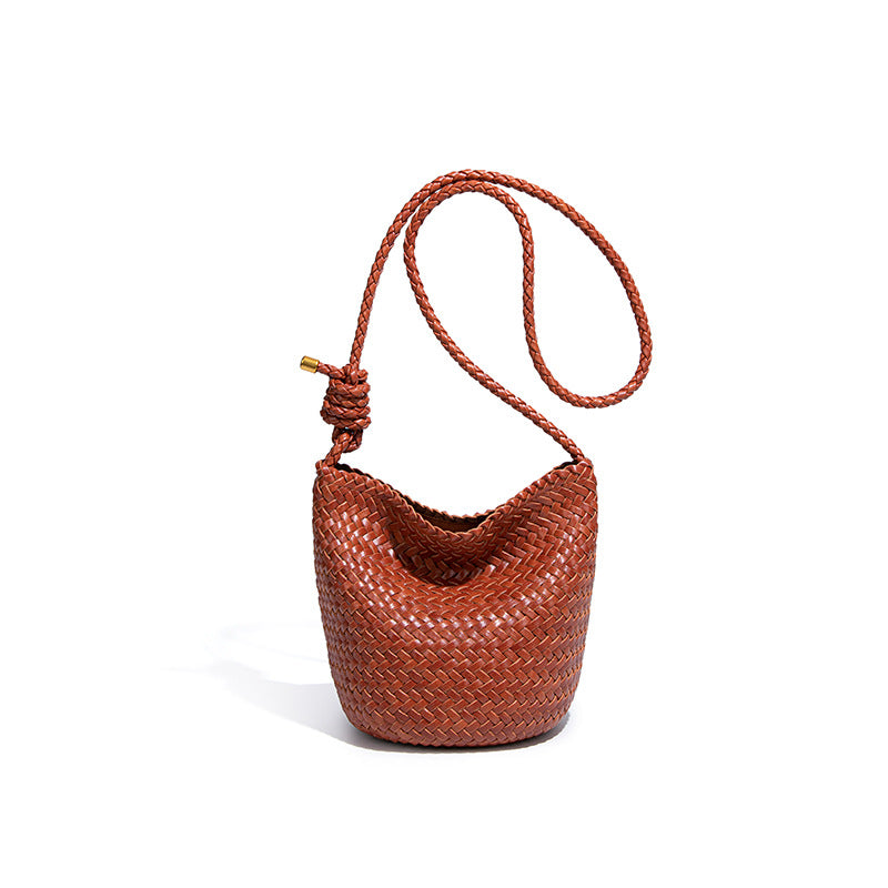 Women's Retro Trendy Underarm Large Capacity Texture Crossbody Bags
