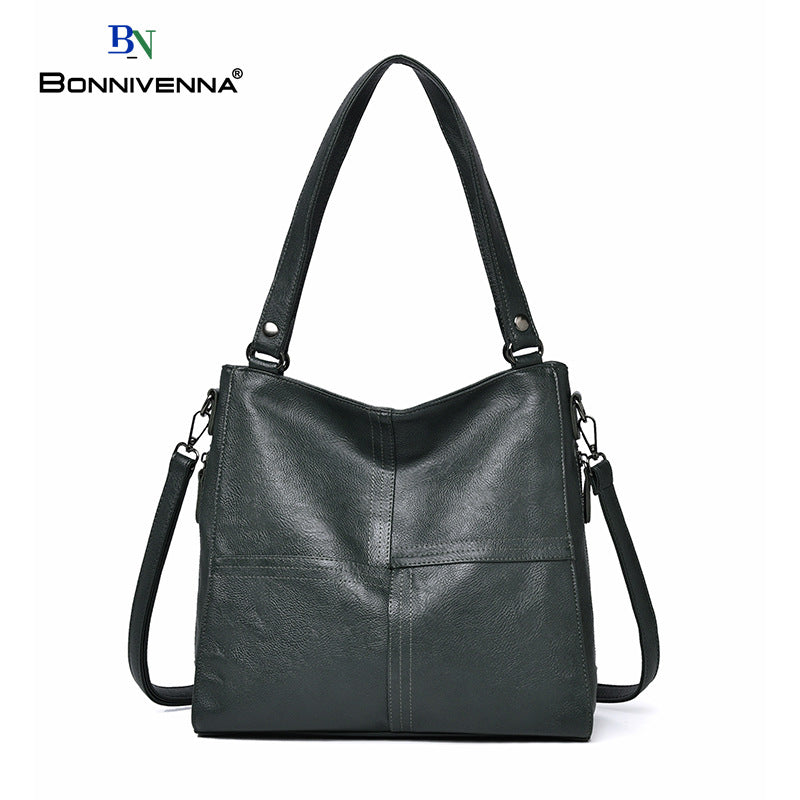 Solid Color Fashion Large Capacity Ribbon Crossbody Bags