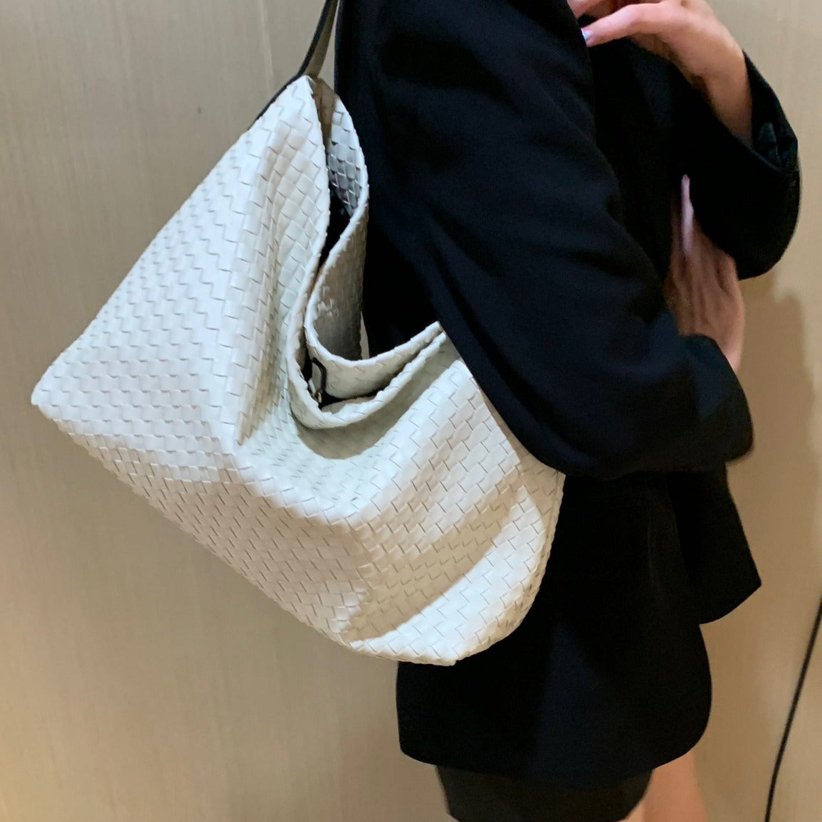 Casual High-grade Hand-woven Large Capacity Totes Tote Bags