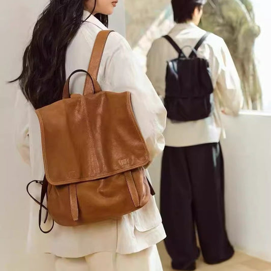 Women's Unisex Vertical Large Capacity Commuter Business Backpacks