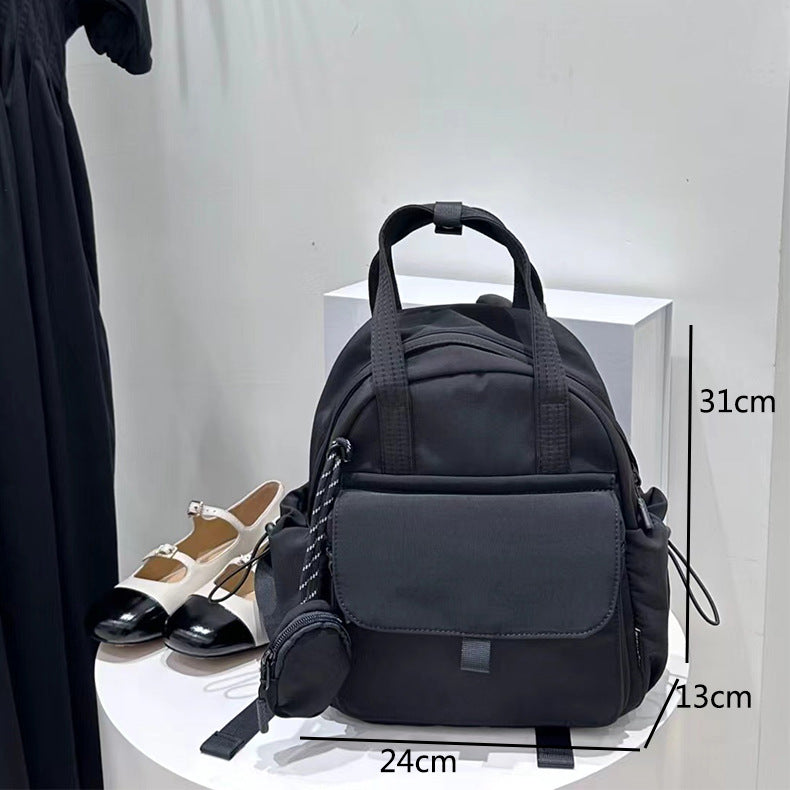 Women's Solid Color Oxford Cloth Lightweight Simple Backpacks