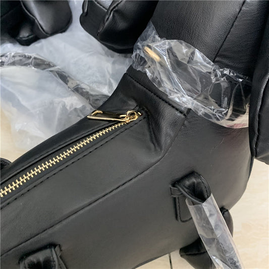 Cute Pet Dog Personalized Creative Black Handbags