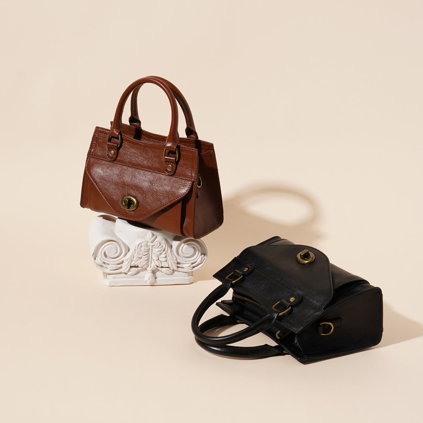 Women's Vintage Leather Cow Popular Fashion Portable Bags