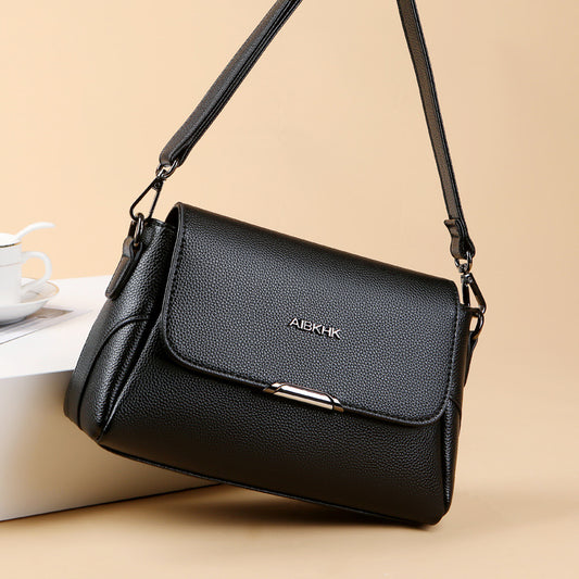 Soft Leather For Mom Fashion Portable Crossbody Bags