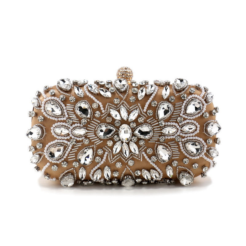 Women's Diamond Fashion Party Banquet Clutch Wear Bags