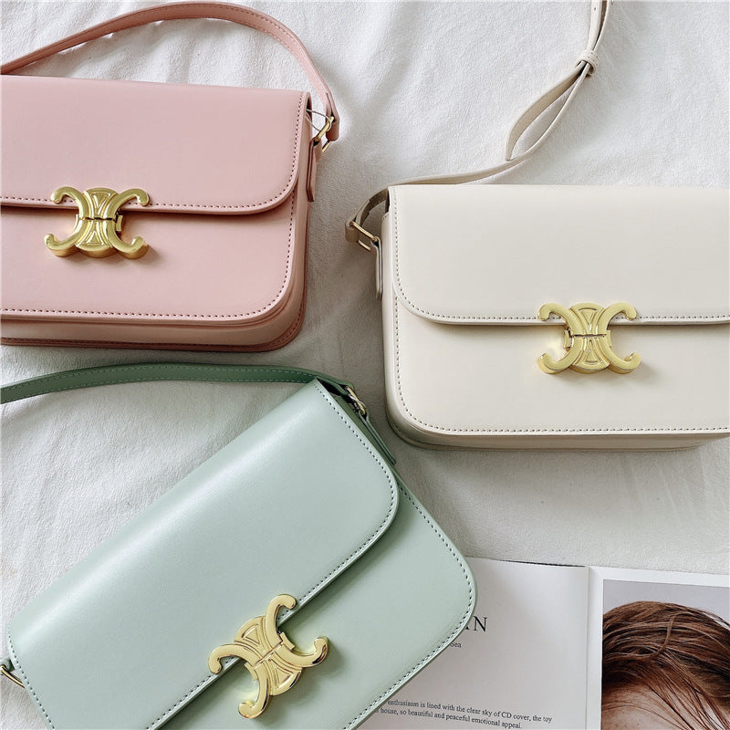 Women's Arc Genuine Leather Korean Mini Crocodile Crossbody Bags