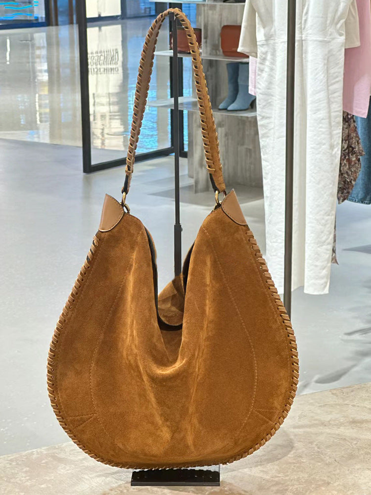 Women's Lazy Style Advanced Simple Frosted One Handbags