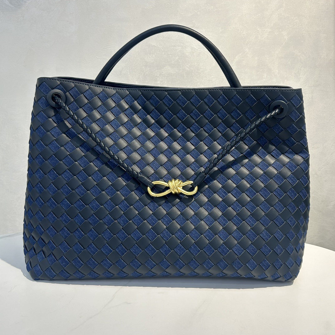 Women's Hand-woven Large Capacity Genuine Leather Handbags