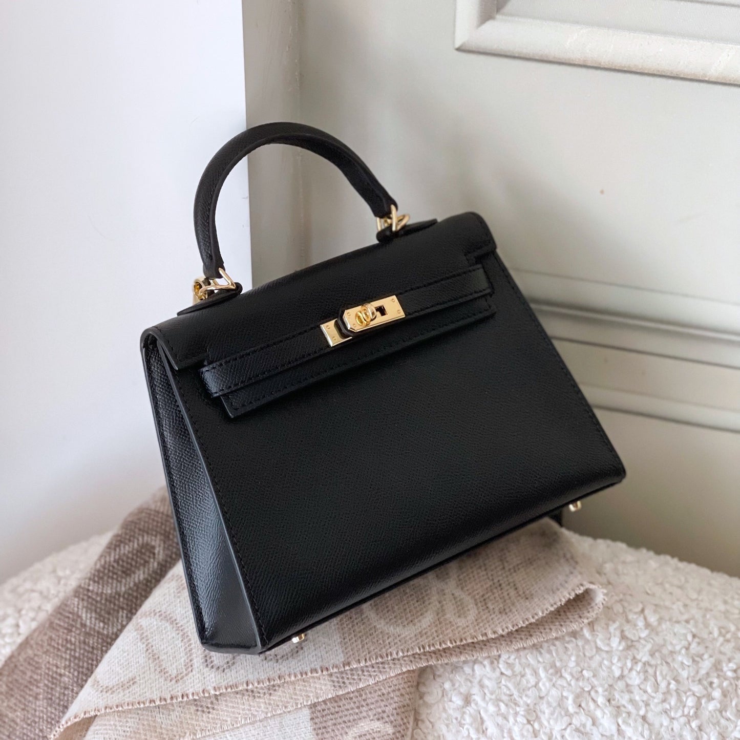 Women's Leather Elephant Gray Kelly High-grade Gift Bags