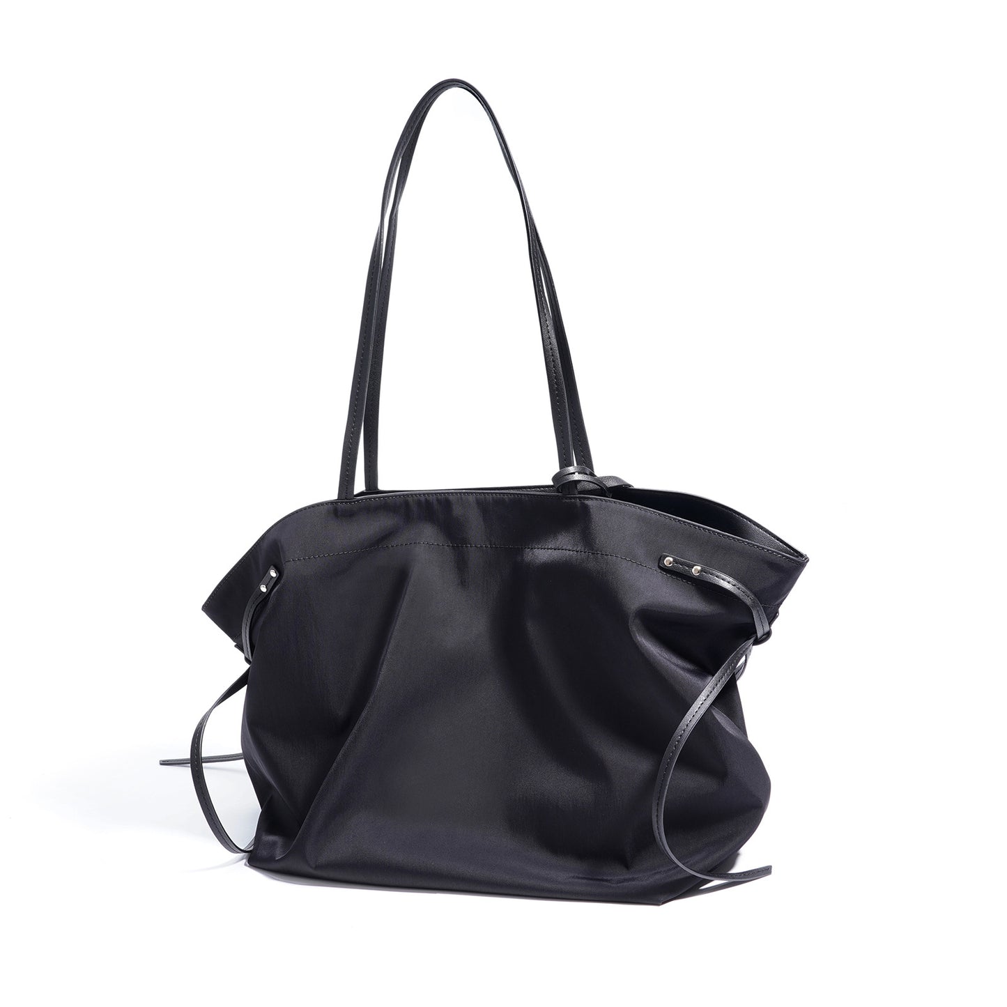 Nylon Contrast Color Large Capacity Idle Handbags