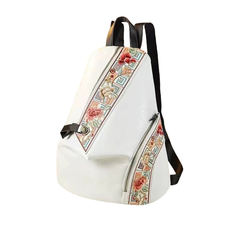 Women's Retro Chinese Style Embroidery With Cheongsam Backpacks