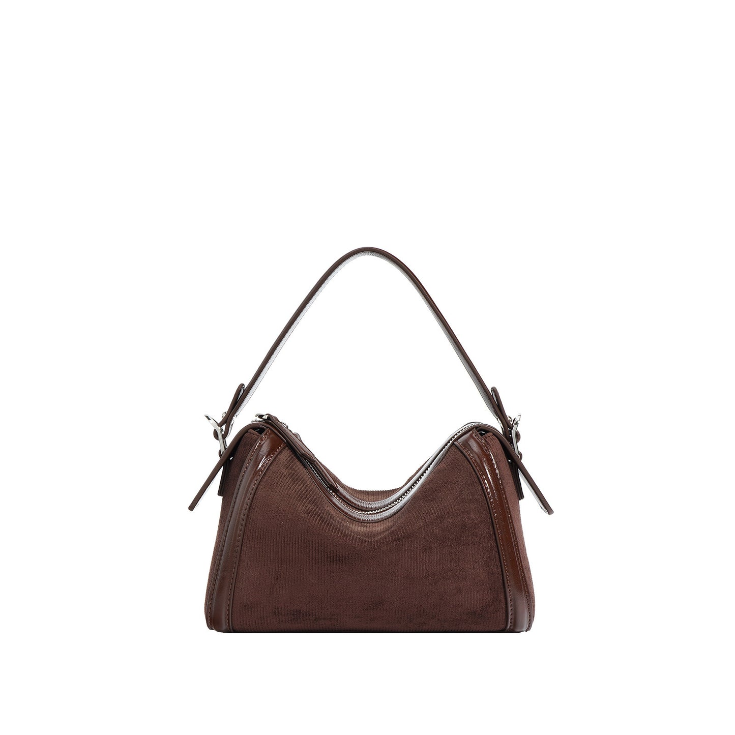 Classy Design Cowhide Boston Simple Textured Handbags