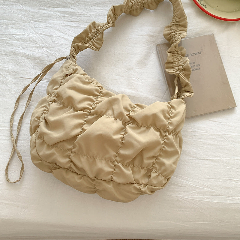 Pleated Puff Cloud Fashion Large Capacity Bags