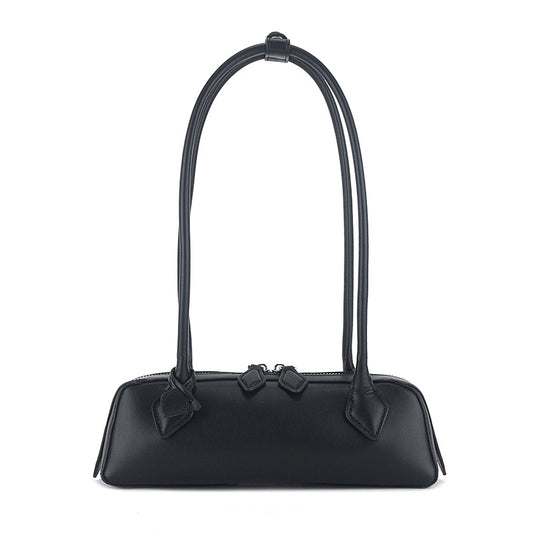Women's Minority Vintage Underarm Baguette Genuine Leather Armpit Bags