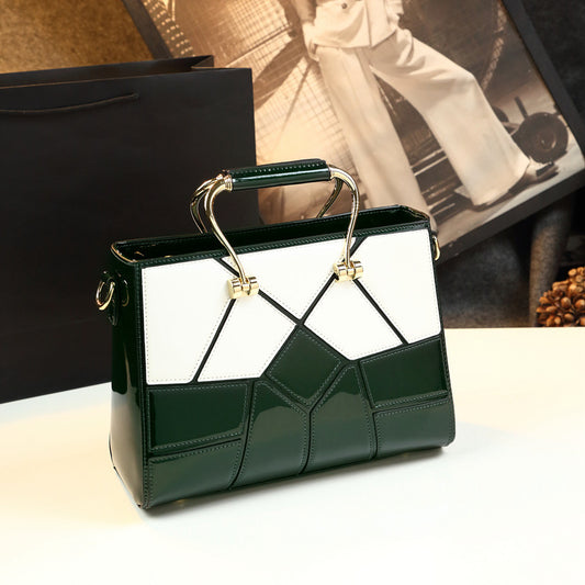 Women's Geometric Rhombus Design High-grade Exquisite Fashion Handbags