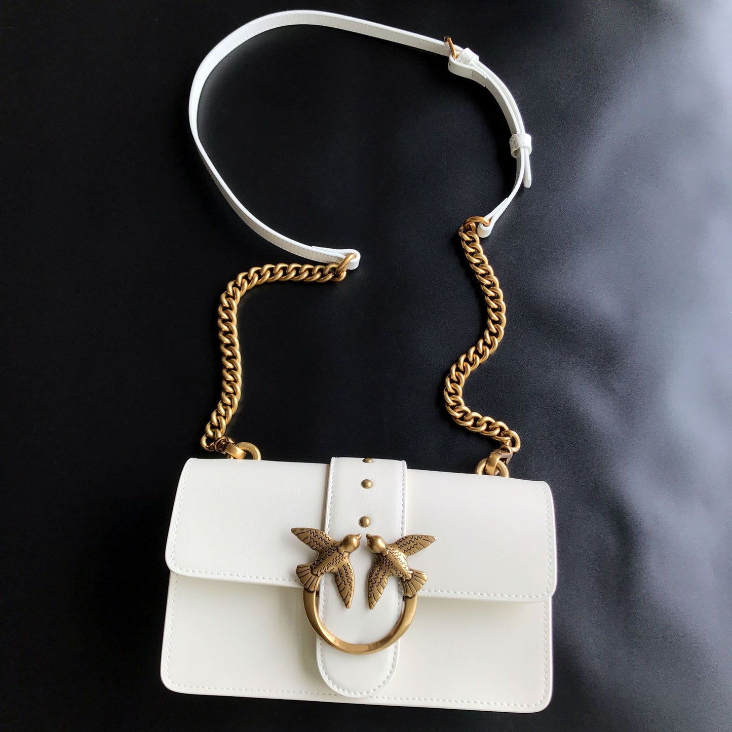 Genuine Leather Swallow Wine God Chain Shoulder Bags
