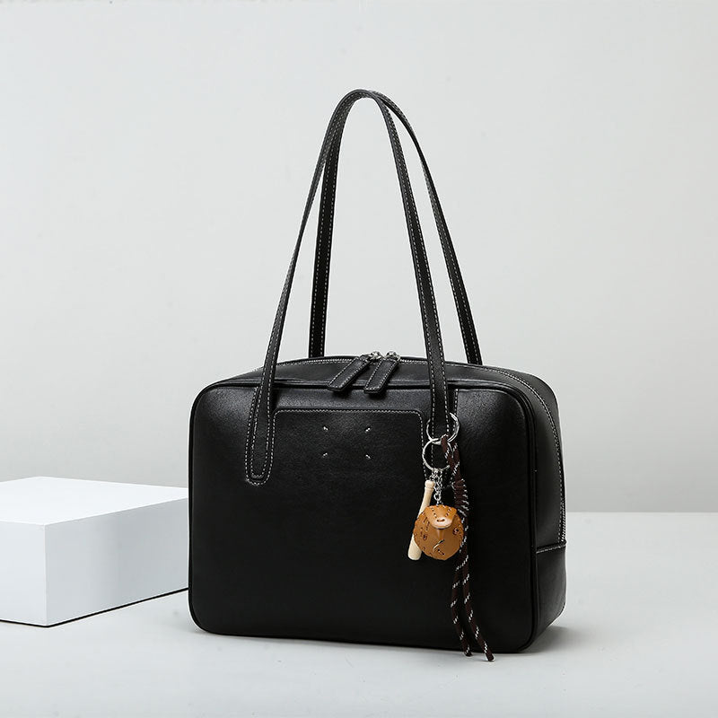 Women's Large Capacity Retro Bowling Fashion Simple Shoulder Bags