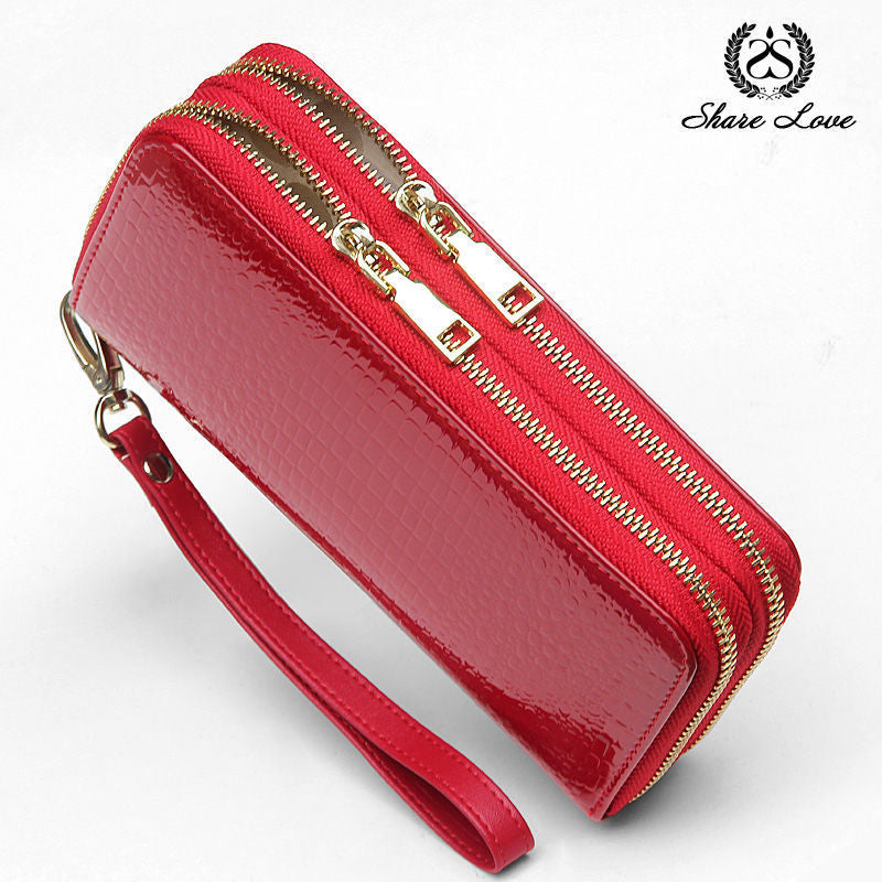 Women's Elegant Grade Genuine Leather Yellow Lucky Bags