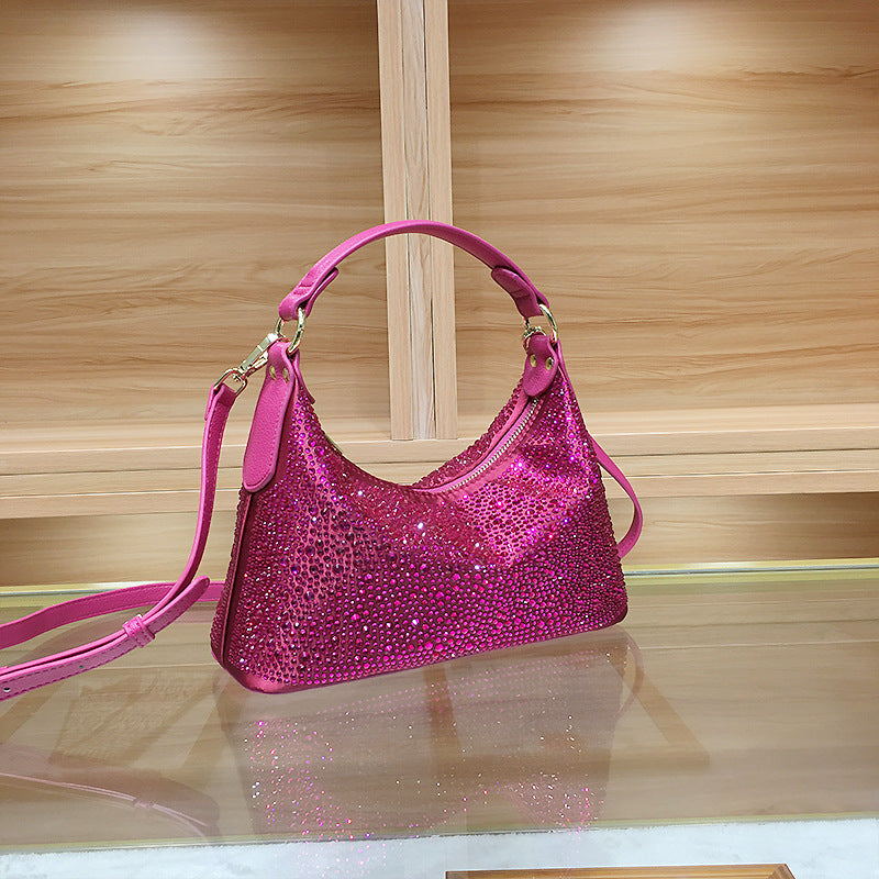 Women's Entry Lux Rhinestone High Sense Bags