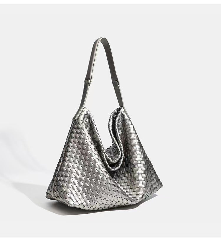 Classic Pretty Women's Woven Big Fashion Shoulder Bags